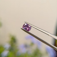 0.68 Ct. Pinkish Purple Sapphire from Ceylon (Sri Lanka) Life Style