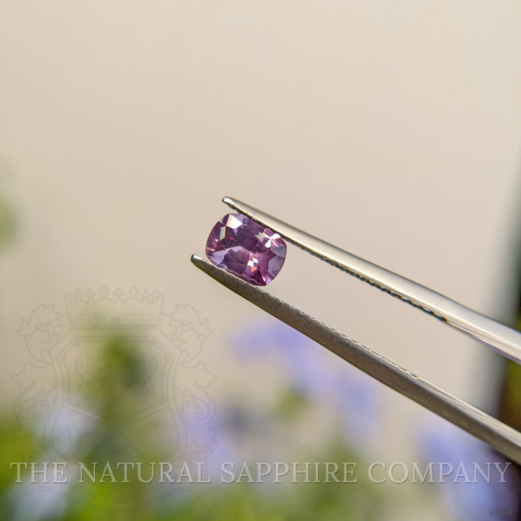 0.68 Ct. Pinkish Purple Sapphire from Ceylon (Sri Lanka)