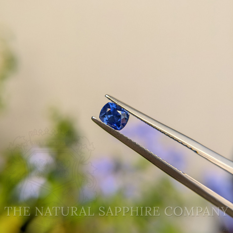 0.69 Ct. Blue Sapphire from Ceylon (Sri Lanka)