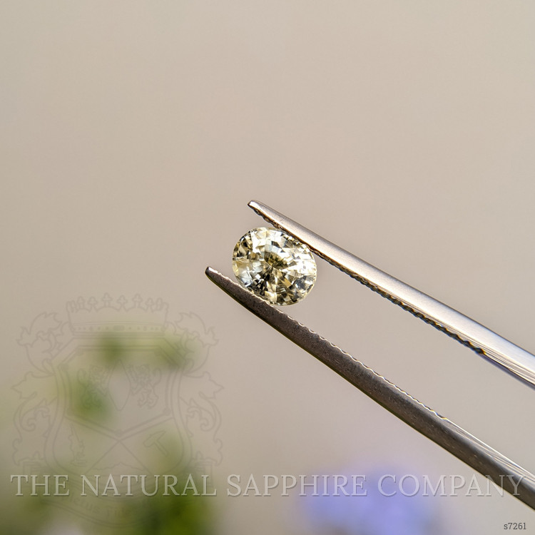 0.96 Ct. Yellow Sapphire from Ceylon (Sri Lanka)