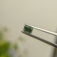 0.67 Ct. Green Sapphire from Madagascar Life Style