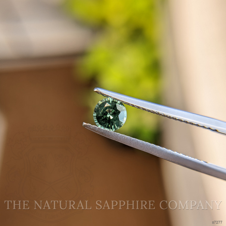 0.60 Ct. Bluish Green Sapphire from Madagascar