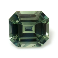 0.62 Ct. Bluish Green Sapphire from Madagascar Video