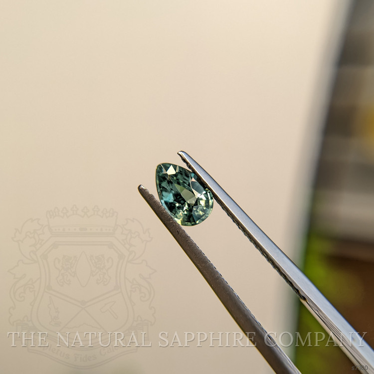 0.88 Ct. Bluish Green Sapphire from Madagascar