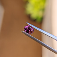0.67 Ct. Pinkish Purple Sapphire from Ceylon (Sri Lanka) Life Style