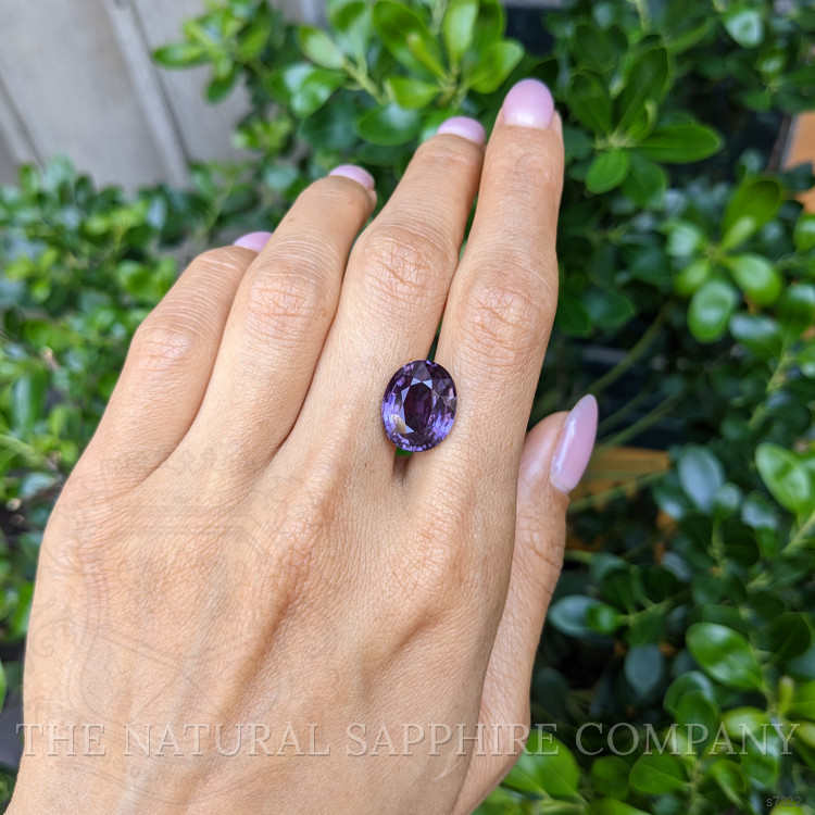 10.15 Ct. Purple Sapphire from Madagascar