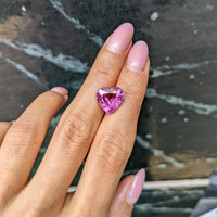 6.58 Ct. Pink Sapphire from Madagascar Life Style