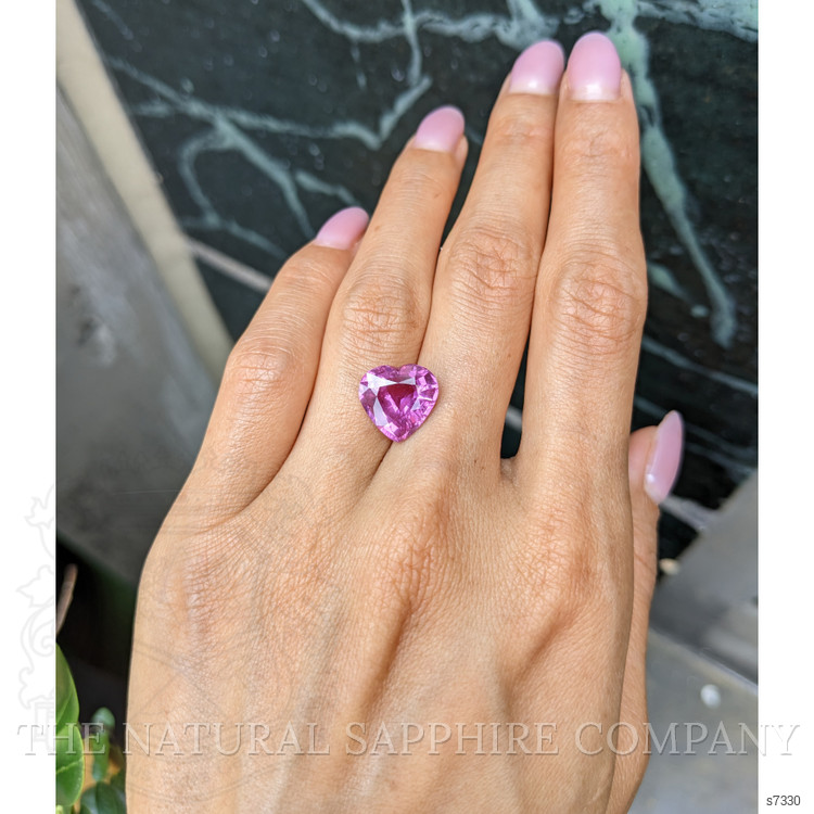 6.58 Ct. Pink Sapphire from Madagascar