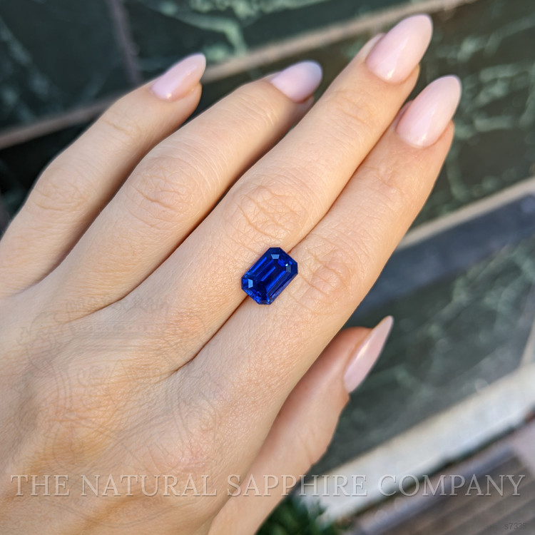 3.70 Ct. Blue Sapphire from Ceylon (Sri Lanka)