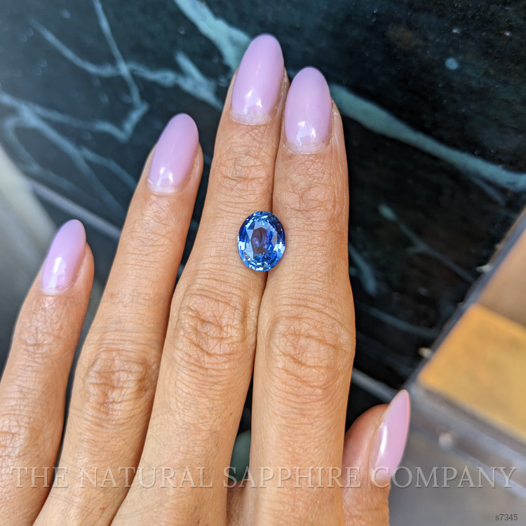 4.30 Ct. Blue Sapphire from Ceylon (Sri Lanka)