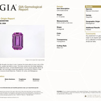 2.13 Ct. Pink Sapphire from Madagascar Scan Report
