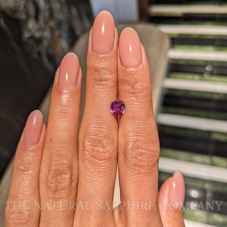 1.15 Ct. Purplish Pink Sapphire from Ceylon (Sri Lanka)
