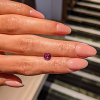 1.15 Ct. Purplish Pink Sapphire from Ceylon (Sri Lanka) Life Style