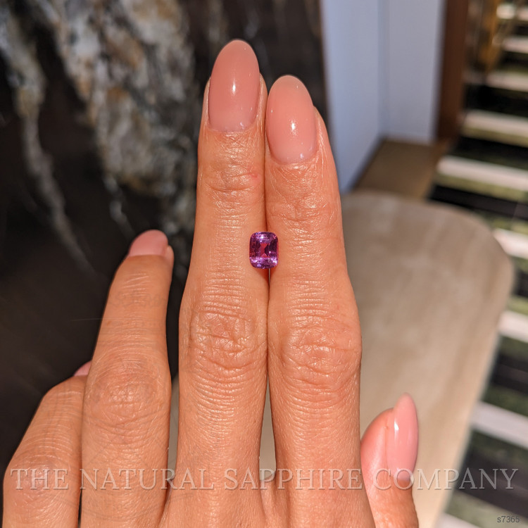 1.07 Ct. Purplish Pink Sapphire from Ceylon (Sri Lanka)