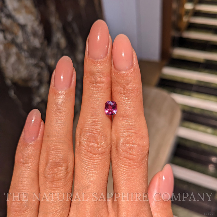1.23 Ct. Purplish Pink Sapphire from Ceylon (Sri Lanka)