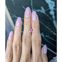 1.23 Ct. Purplish Pink Sapphire from Ceylon (Sri Lanka) Life Style