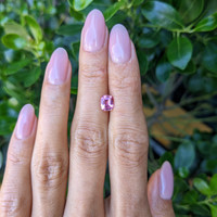1.23 Ct. Purplish Pink Sapphire from Ceylon (Sri Lanka) Life Style