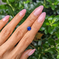 1.42 Ct. Blue Sapphire from Ceylon (Sri Lanka) Life Style