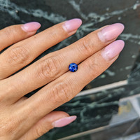 1.14 Ct. Blue Sapphire from Ceylon (Sri Lanka) Life Style