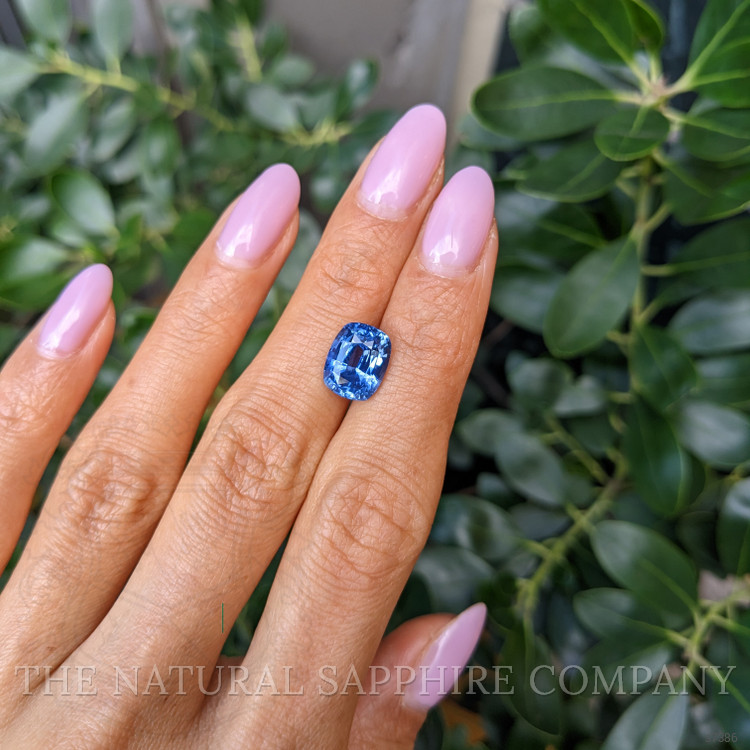 5.03 Ct. Blue Sapphire from Ceylon (Sri Lanka)