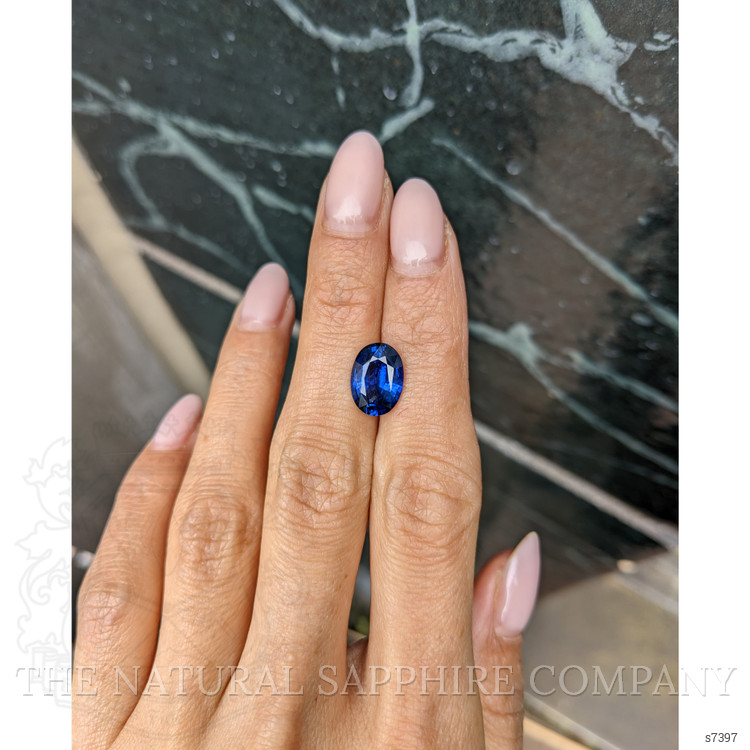 4.04 Ct. Blue Sapphire from Ceylon (Sri Lanka)