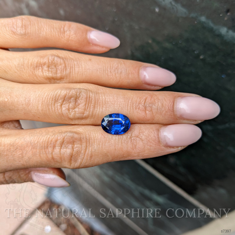 4.04 Ct. Blue Sapphire from Ceylon (Sri Lanka)