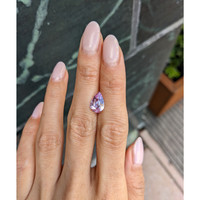 2.84 Ct. Purplish Pink Sapphire from Madagascar Life Style
