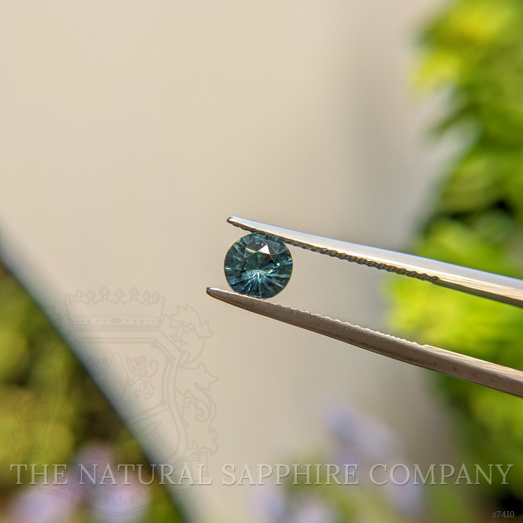 0.88 Ct. Bluish Green Sapphire from Madagascar