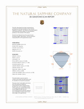 1.01 Ct. Sapphire from Madagascar 3 D Scan Report