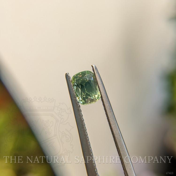 1.01 Ct. Bluish Green Sapphire from Madagascar