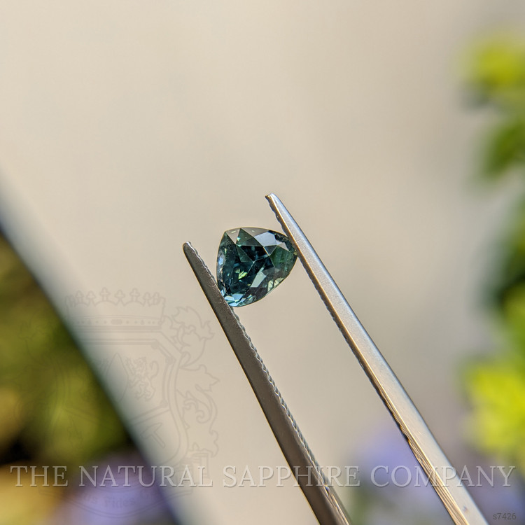 1.14 Ct. Greenish Blue Sapphire from Madagascar