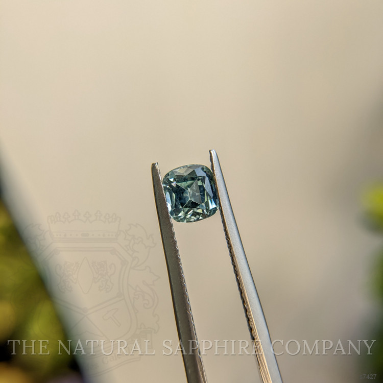 1.13 Ct. Bluish Green Sapphire from Madagascar