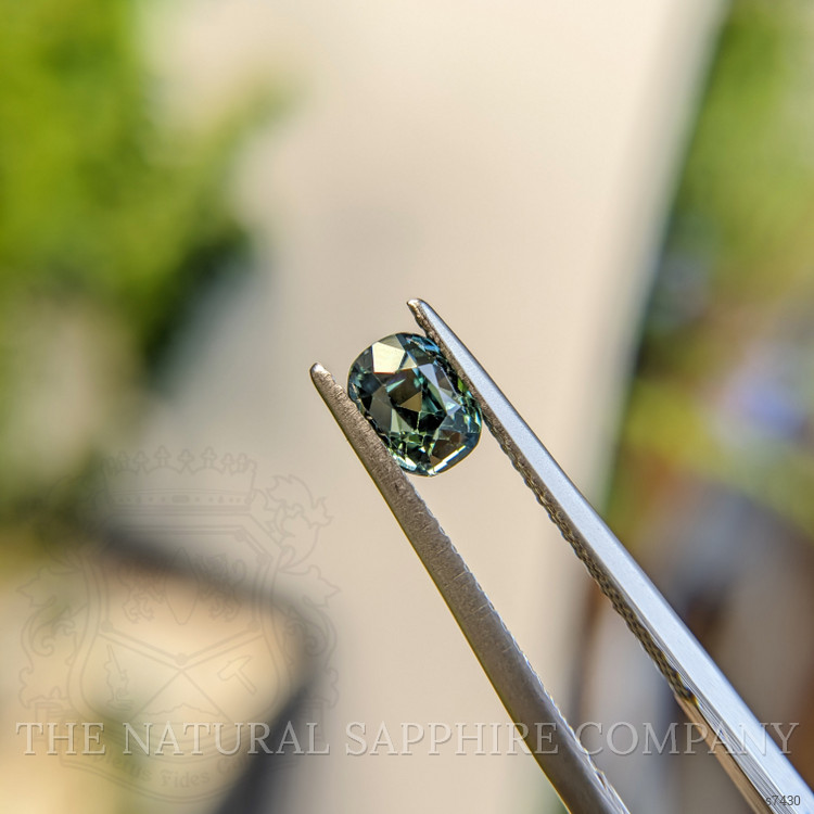 1.11 Ct. Bluish Green Sapphire from Madagascar