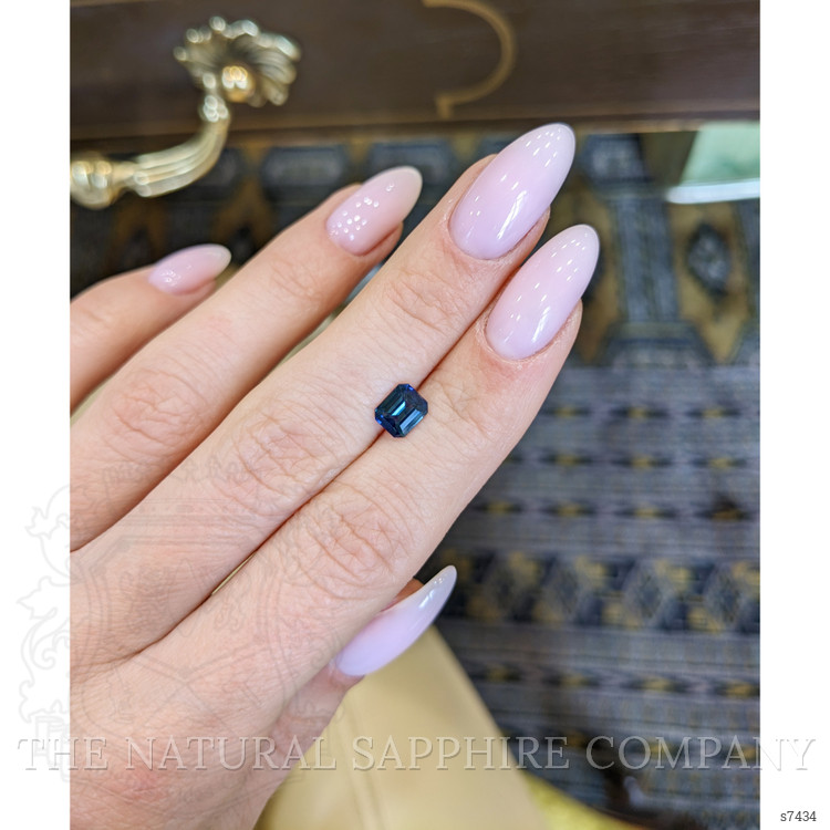 1.14 Ct. Greenish Blue Sapphire from Madagascar