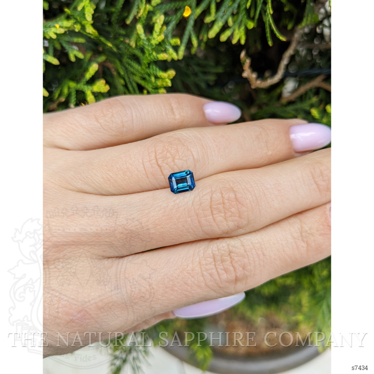 1.14 Ct. Greenish Blue Sapphire from Madagascar