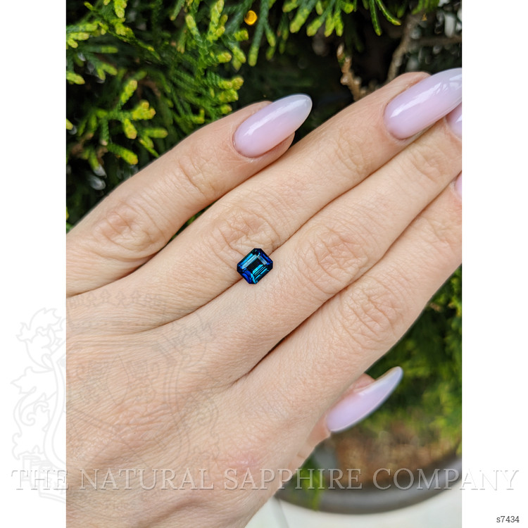 1.14 Ct. Greenish Blue Sapphire from Madagascar
