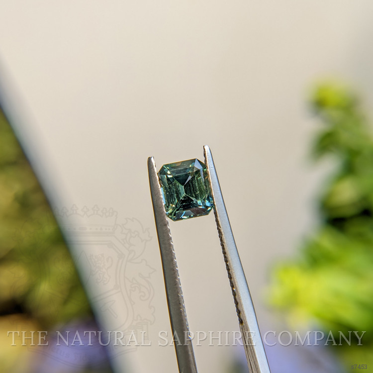 1.31 Ct. Bluish Green Sapphire from Madagascar