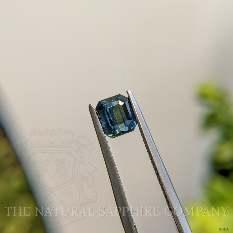 1.38 Ct. Greenish Blue Sapphire from Madagascar