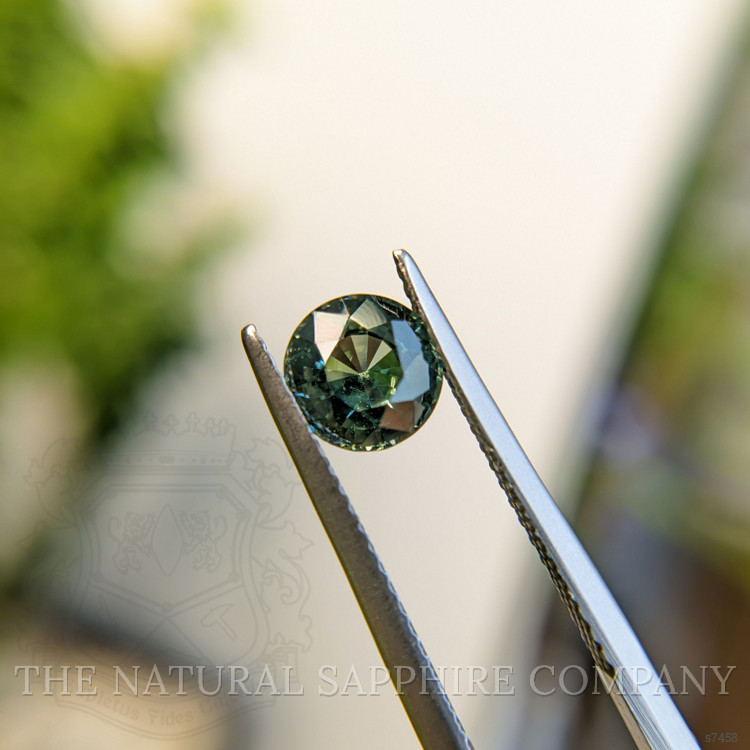 1.55 Ct. Bluish Green Sapphire from Madagascar