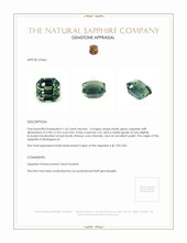 1.55 Ct. Sapphire from Madagascar Appraisal