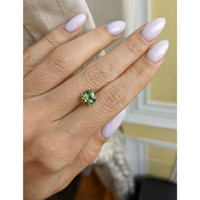 2.53 Ct. Green Sapphire from Madagascar Life Style