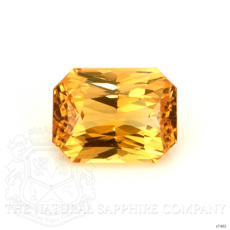 4.52 Ct. Orange Sapphire from Ceylon (Sri Lanka)