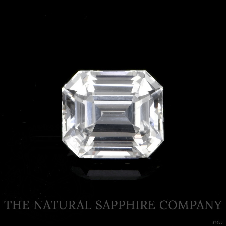 2.95 Ct. White Sapphire from Ceylon (Sri Lanka)
