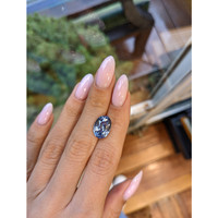 8.07 Ct. Blue Sapphire from Ceylon (Sri Lanka) Life Style