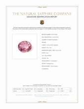 0.43 Ct. Pink Sapphire from Madagascar Scan Report