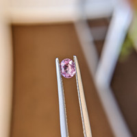 0.41 Ct. Pinkish Purple Sapphire from Madagascar Life Style
