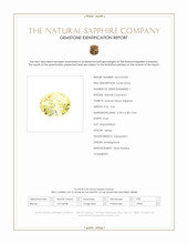0.66 Ct. Yellow Sapphire from Madagascar Scan Report