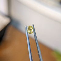 0.66 Ct. Yellow Sapphire from Madagascar Life Style