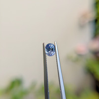 0.69 Ct. Blue Sapphire from Madagascar Life Style