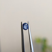 0.58 Ct. Blue Sapphire from Madagascar Life Style